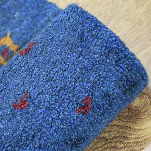 Eco-Friendly Hand Knotted Loom Silk Mix Area Rug Contemporary Blue BBLSM585 - Picture 89 of 108