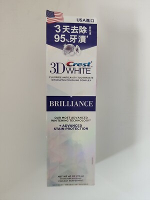 Crest 3D White Brilliance Toothpaste (116g) x 6