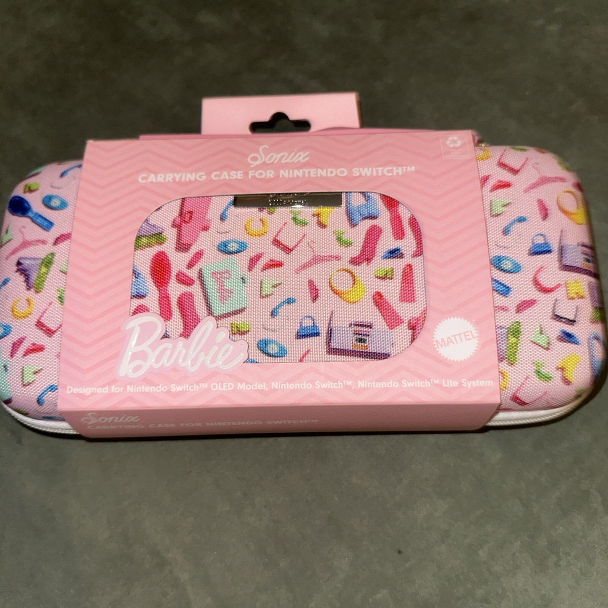 Sonix Barbie Nintendo Switch Case. New In Packaging. Pink With