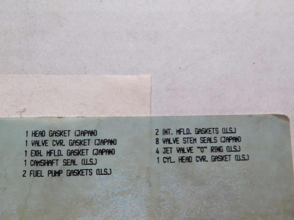 Engine Cylinder Head Gasket Set Torque Master HS32660 NOS (36-D) Foto 4 de 4