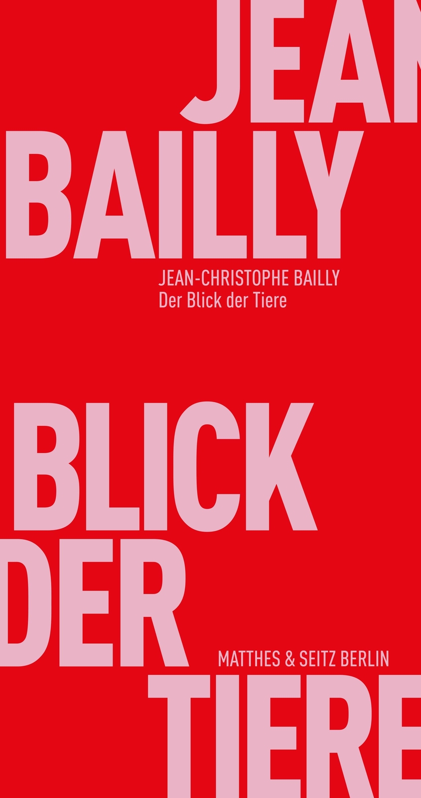 Thumbnail - Der Blick Der Tiere Jean-christophe Bailly Taschenbuch Fröhliche