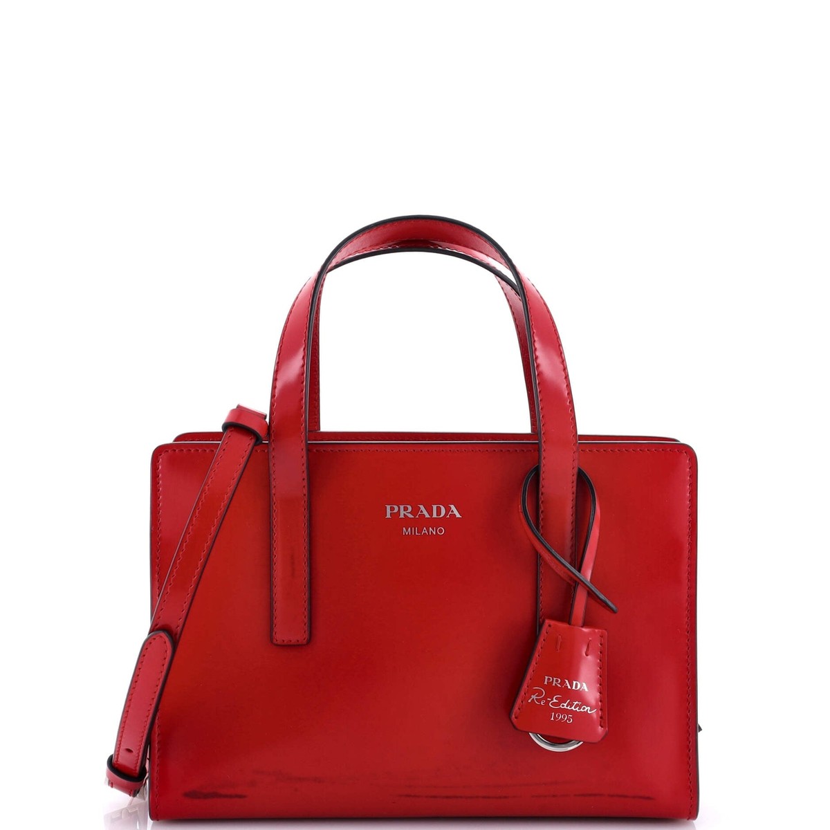 Prada Re-Edition 1995 Tote Spazzolato Leather Mini | eBay