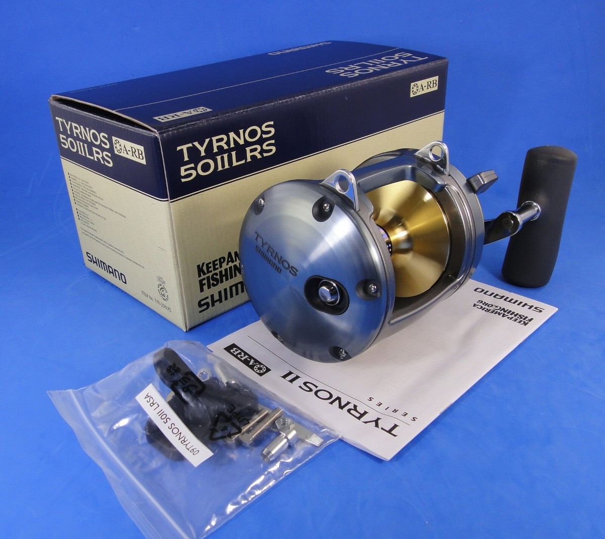 NEW IN BOX SHIMANO TYRNOS 50IILRS 50 II LRS 2-SPEED REEL *FREE