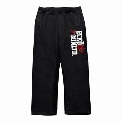 Vintage Y2K Ecko Unltd Sweatpants Men s XL Black Baggy Skater Grunge