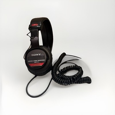 Sony MDR-V4  3.5mm + 1/4'' Digital Monitor Dynamic Stereo Headphones Good Sound
