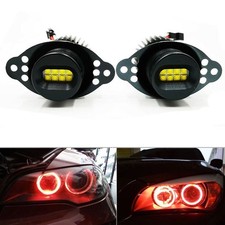 Red For Bmw E90 E91 Lci 2009-2011 Led Angel Eyes Upgrade Halo Ring Bulbs 80w Red For Bmw E90 E91 Lci 2009-2011 Led Angel Eyes Upgrade Halo Ring Bulbs 80w