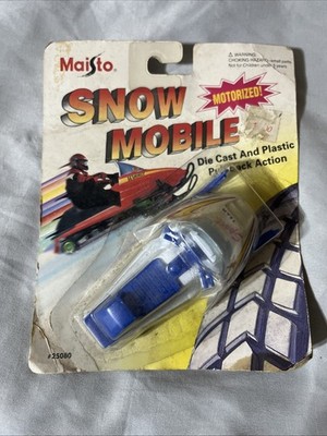 Maisto Snow Mobile 25080 Motorized Die Cast and Plastic Sport Team NEW Vintage