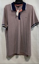 Michael Kors Men's Multicolor Solid Cotton Polo Shirt Large Casual