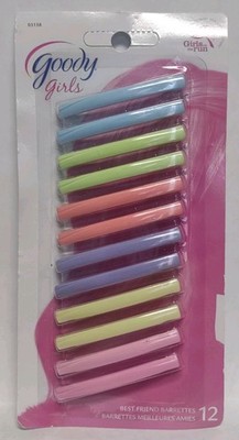 Goody Barrettes Best Friend Girls Spring Pastel 12 Pack NOS 2008 Twee 03158