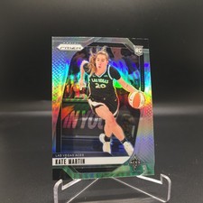 Kate Martin 2024 Panini Prizm WNBA Silver Prizms 126 Las Vegas Aces Rookie