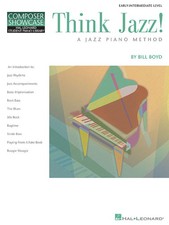 Think Jazz Piano Method Early Intermediate Bill Boyd Hal Leonard Student Book
