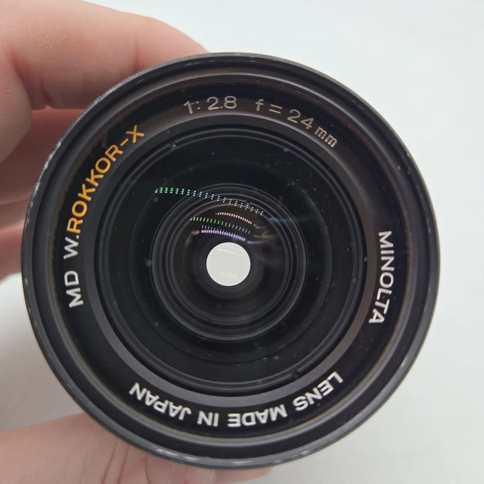 Objetivo Minolta 24 mm naranja MD W.ROKKOR-X f2.8 Foto 2 de 4