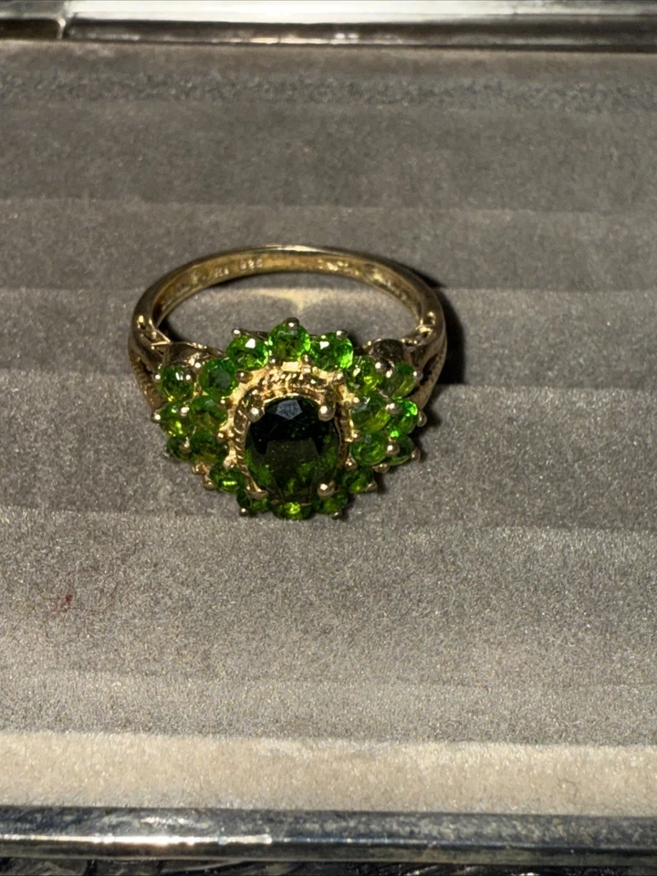Chrome Diopside Sterling Ring Size 10 - Image 2 of 4