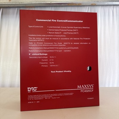 DSC MAXSYS PC4020CF Red