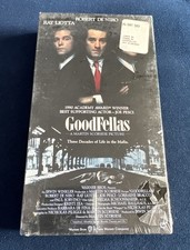 GoodFellas 1990 VHS Martin Scorsese, Robert De Niro New  Sealed With Watermark