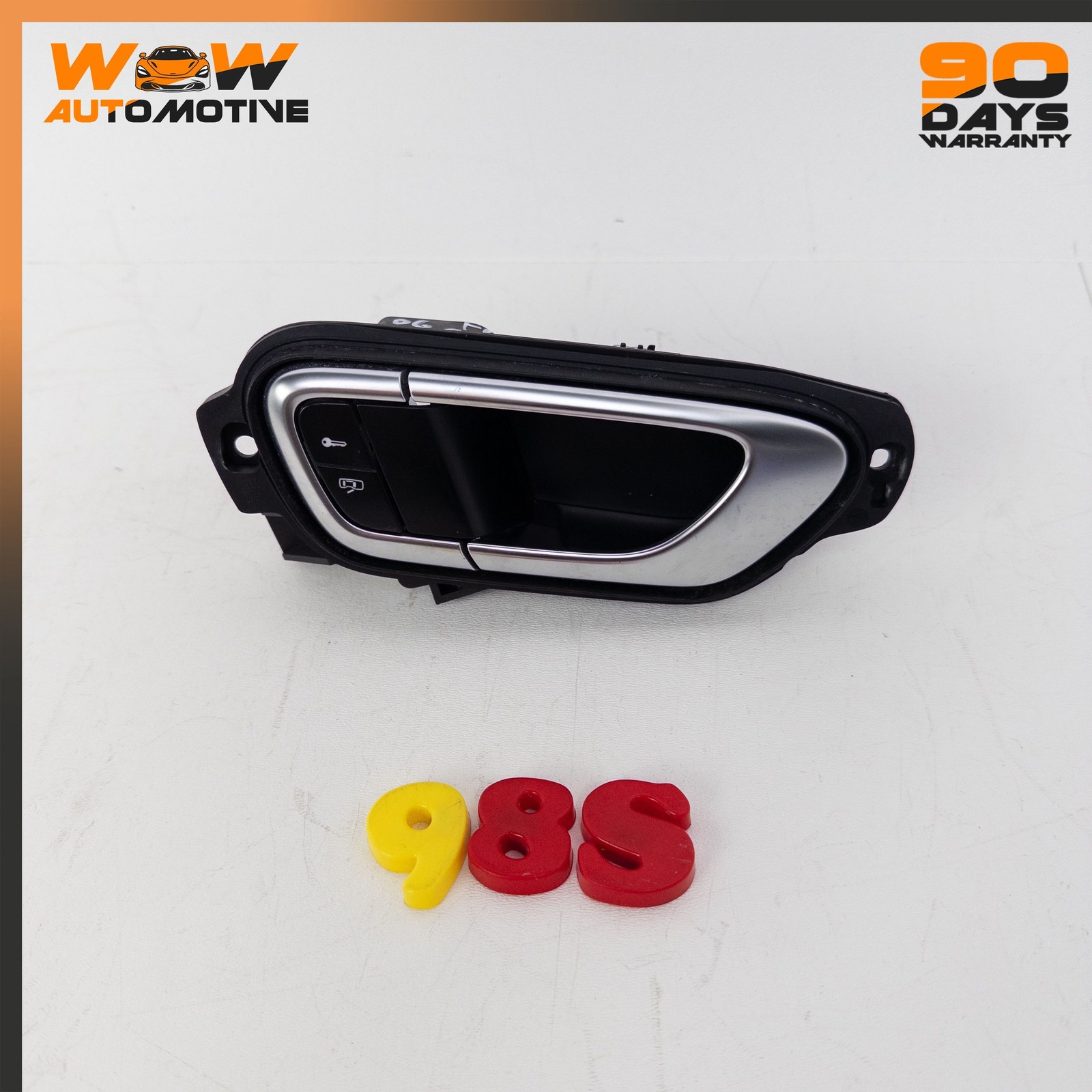 06-13 BENTLEY CONTINENTAL FLYING SPUR FRONT LEFT INTERIOR DOOR HANDLE CRANK OEM