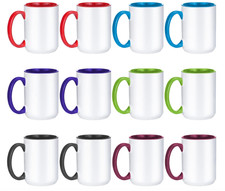 Sublimation Mugs 15 oz Sublimation Cups Bulk Coffee Mugs Tazas Para Sublimar...
