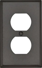 Leviton 85003-000 Duplex Outlet Wall Plate White 4.5in x 2.75in (Pack of 25)