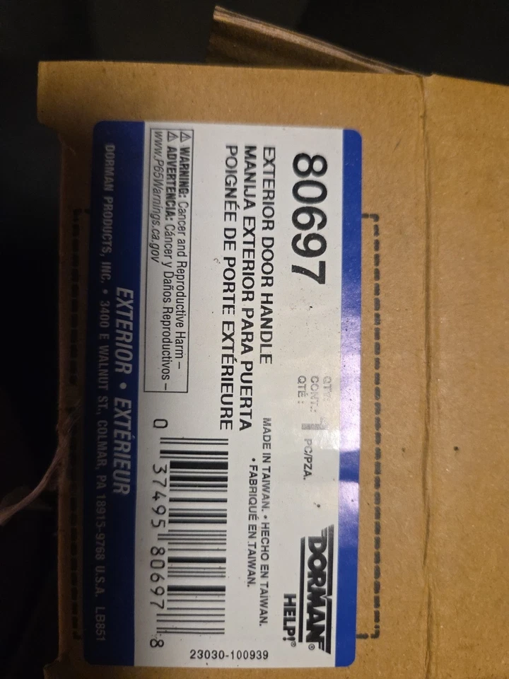 Manija de puerta exterior - Manija de puerta exterior Dorman 80697 se adapta a Hyundai Elantra 06-12 Foto 3 de 3