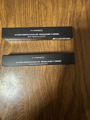 2 x MAC In Extreme Dimension 3D Black Lash Mascara Volume 0.42 oz / 12 g, NIB 