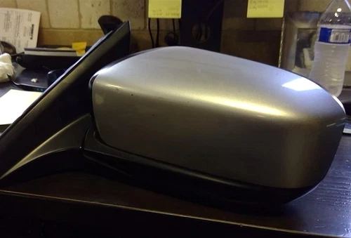 2003-2007 Honda Accord Left Driver Side View Power Mirror Door Silver