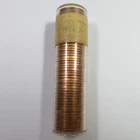 1956 D x50 RED BU Roll 50c US Penny Cent Roll #57743N