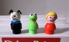Vintage Style 3D printed Little People Figure - Kermit Muppet