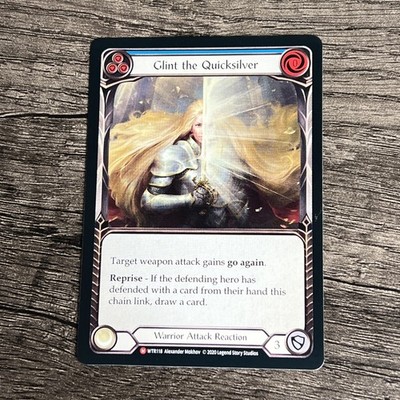 Glint the Quicksilver Majestic WTR118 Flesh & Blood Welcome to Rathe Card Unlim