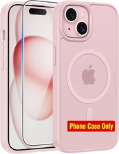 iPhone 15 Case: iPhone 14 Case & iPhone 13 Case Translucent Matte Cover - Light