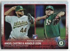 2015 Topps Update #US193 Angel Castro / Arnold Leon Rainbow Foil