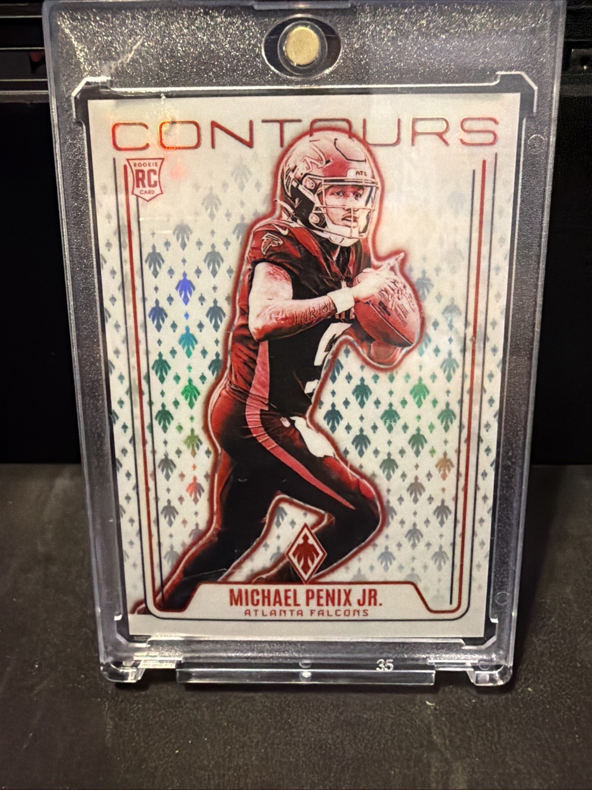 2024 Panini Phoenix - Contours Michael Penix Jr. #CON-MPJ Teal /40 (RC)