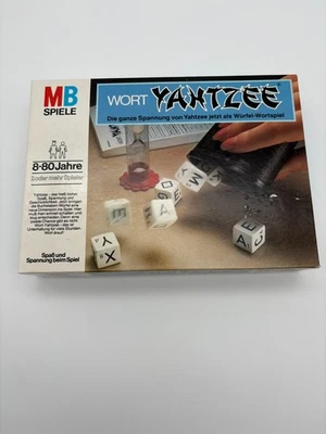 Wort Yahtzee MB Spiele 1979 Klassiker Vintage Brettspiel vollständig - Bild 1 von 4