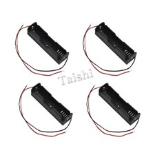 18650 Battery Holder 4pcs New Battery Case Storage Box with Wire Leads