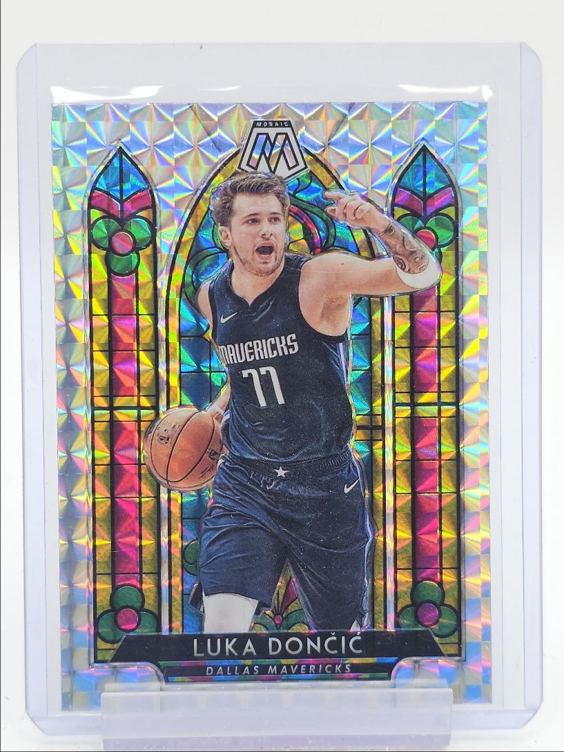 Luka Doncic 2019 Mosaic #9 Stained Glass /(SSP) Price Guide