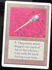 Magic the Gathering MTG Unlimited Disrupting Scepter LP  (Beta Bob)