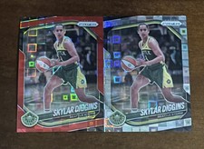 SKYLAR DIGGINS 2025 Panini WNBA Prizm Red Pandora /199 + REG Pandora #123 SET