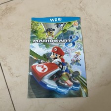 Mario Kart 8 Nintendo Wii U Original Manual Only