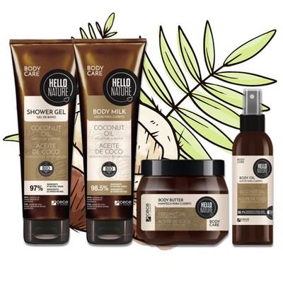 Kokosnussöl Körperpflege Set Duschgel Body Butter Milk Öl BIO Naturkosmetik