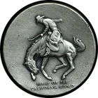 1874-1974 Salinas California Centennial Rodeo 1 ozt .999 Silver Round