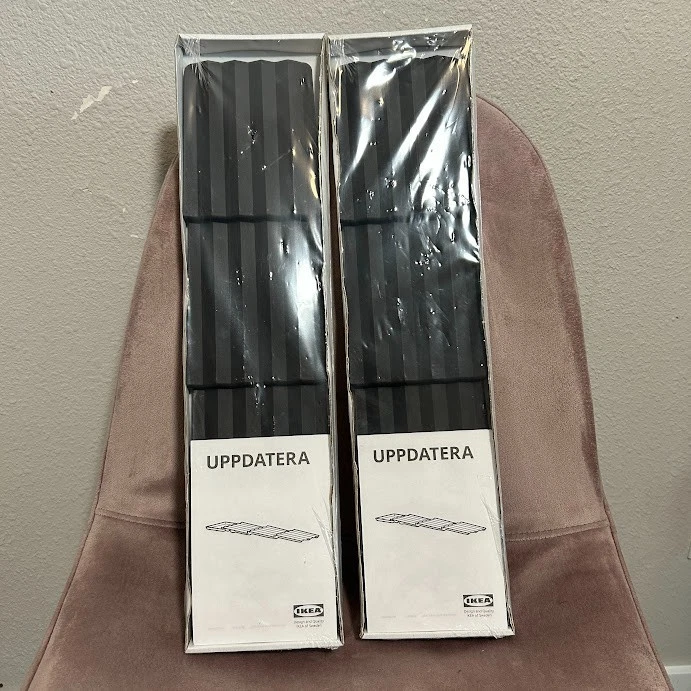 NEW Ikea UPPDATERA Drawer Spice Rack Storage Black Anthracite 6" x 20” 15 x 50cm