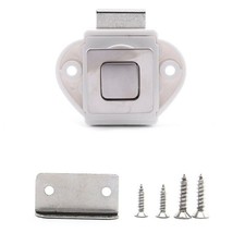 Rv Armoire Verrou sans Clé Bouton Poussoir pour Porte Panneaux 14-18mm' 20mm