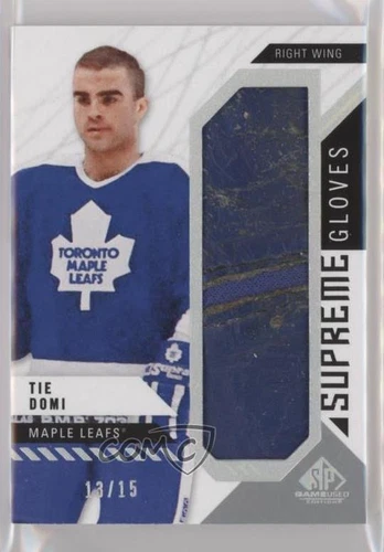 2018 19 Upper Deck SP Game Occasion Supreme Gloves /15 Tie Domi #PA TD