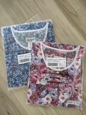 Anthony Richards 1X Nightgown Muumuu House Dress 2 Gowns Sleeveless New Button