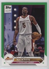 2023-24 Topps G-League Green 43/99 Malik Fitts #12 0ie5
