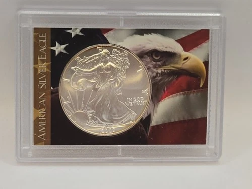 2003 American Silver Dollar - 1 oz Fine Silver - H.E. Harris & Co. Slab