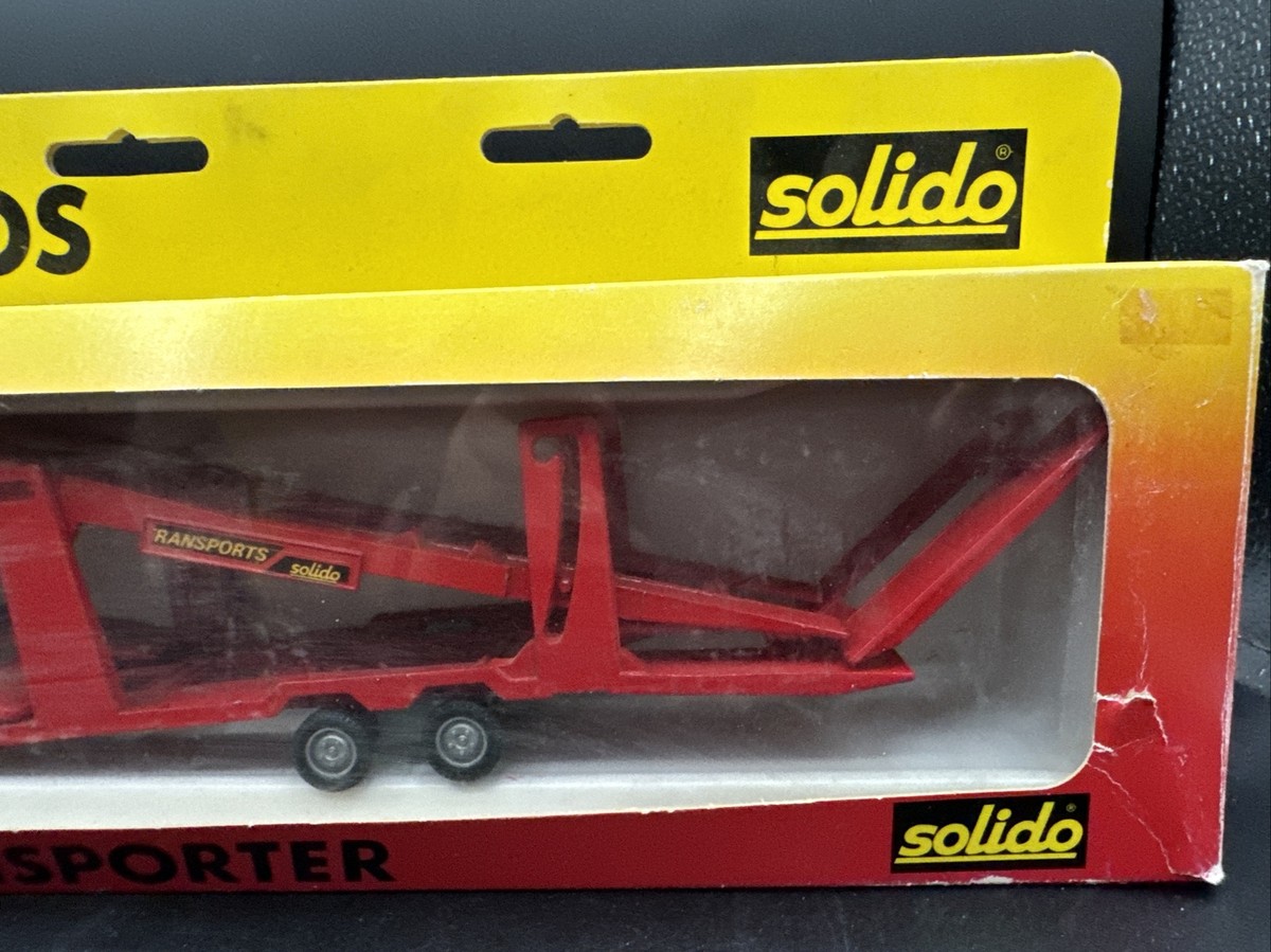 1980 Solido Renault Car Transporter #7006 France Porte Autos