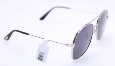 Tom Ford FT 0758 16A TF758 Delilah Shiny Silver/Gray 58mm