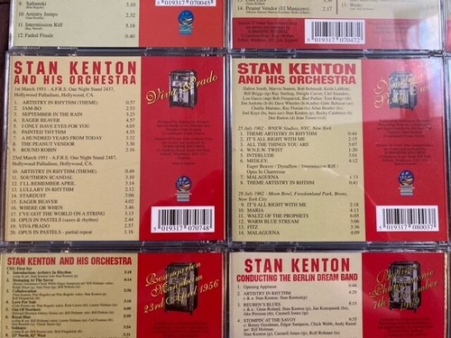STAN KENTON CD LOT 11 TITLES SOUNDS OF YESTERYEAR LIKE NEW COND - Picture 9 of 12