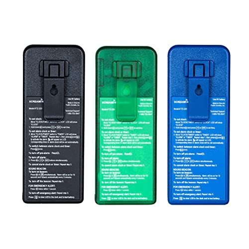 Screaming Meanie 220 Alarm Clock and Timer | Extremely Loud for Deep Sleepers