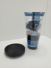 CAROLINA PANTHERS, 24oz DOUBLE WALL, TUMBLER FROM TERVIS WITH LID INCLUDED